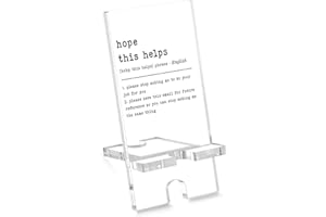 FTONENI Office Phone Stands for Desk, Funny Cell Phone Stand for Desk, Phone Holder for Desk Cute, Office Humor Gifts for Women Men Coworkers - JJA06