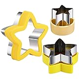 Star Cookie Cutters, Stainless Steel Star Shapes