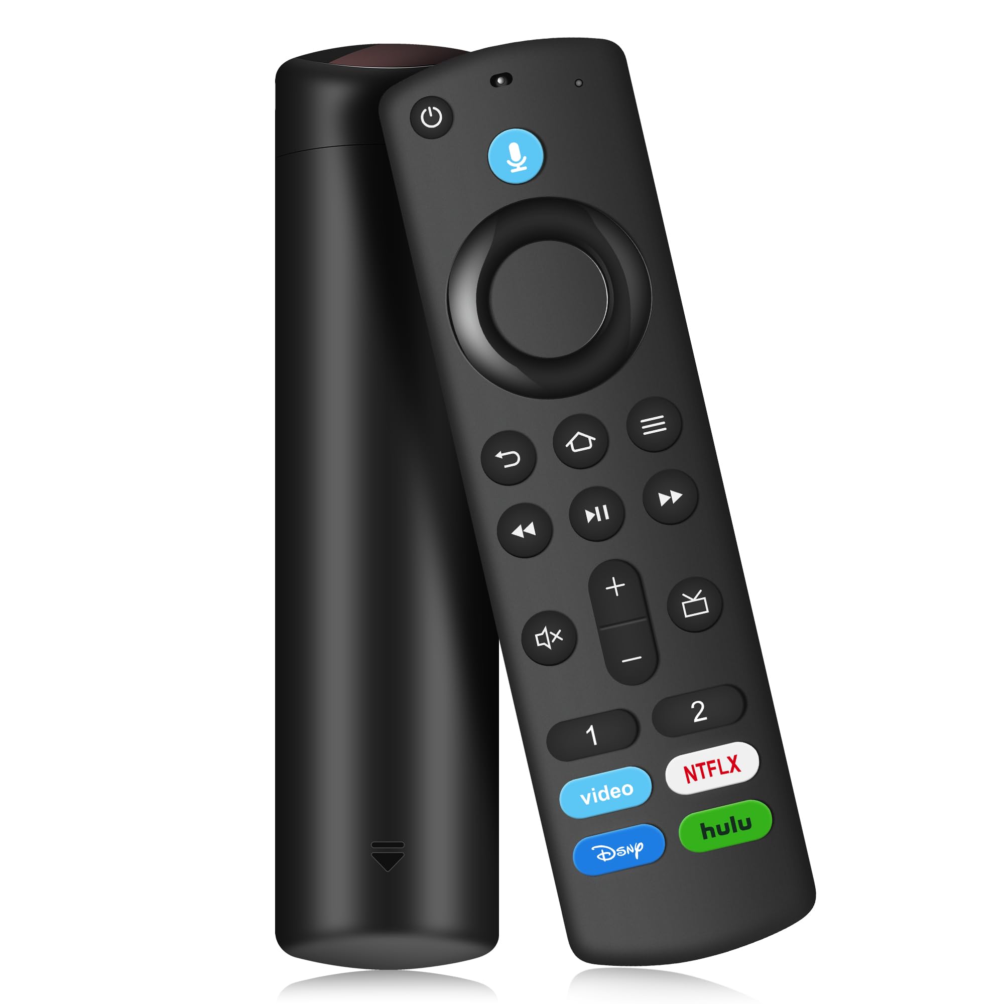 Replacement Voice Remote Control Compatible with Fire Smart TV Stick(2nd Gen/3rd Gen/Lite/4K Max/Cube), TV Stick 4K(1st/2nd Gen), Smart TVs 3rd Gen, for Hisense/TCL Smart TV, N0t for Samsung-TVs