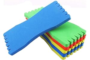luzen 10Pcs Foam Board Fishing Line Holder Snelled Fishing Hook Keeper for Fishing Line Leader Organizer Storage Accessories