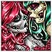 Macrorun Sugar Skull Girls Full Drill 5D DIY Diamond Painting Kit Diamond Dotz Cross Stitch Round Crystal Rhinestones Embroidery Home Art Craft Wall Picture Decoration 12