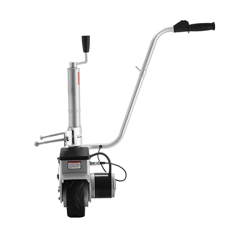 FinbFbay Trailer Jockey Wheel 12 V 350 Watt Motorisierte Elektrische Power Anhänger Mover Camper Wohnwagen Boot Anhänger Jack