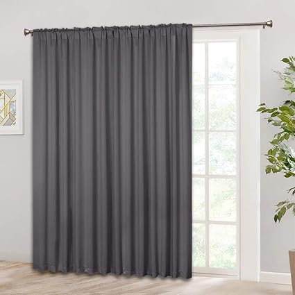 Amazon Com Ryb Home Sliding Door Curtain Adjustable Vertical