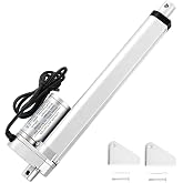 MAOPINER 12V DC Linear Actuator, 8" Stroke, 900N/202 lbs, 10mm/s, Bracket | Electric Linear Actuator for TV Lift, Recliner, Electric Sofa, Massage Bed, Table Lift and Automation Projects