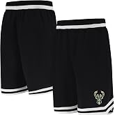 Ultra Game Men's NBA Official Soft Air Mesh Ultimate Basketball Shorts - Classic Fit - Black