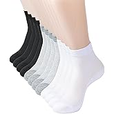 Adwize Women's Thin Cool Socks, Comfort Breathable Lightweight Ankle Socks