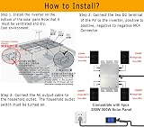 Y&H 1200W Solar Grid Tie Micro Inverter Waterproof IP65 MPPT for 30V-36V Panels view 5