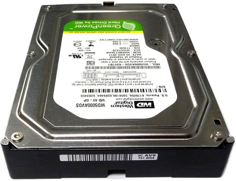 Western Digital 500GB Internal Hard Drive 3.5" SATA II 7200RPM 32MB