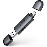 Anker USB-C and USB 3.0 SD Card Reader, PowerExpand+ 2-in-1 Memory Card Reader with Dual Connectors, for SDXC, SDHC, SD, MMC,