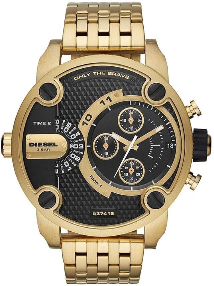 Diesel Hommes Analogique Quartz Montre Avec Bracelet En Acier 