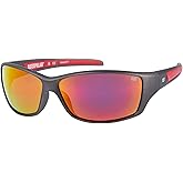 CAT 8016 Men's Polarized Wrap Sunglasses, UV400 Protection, 65 mm