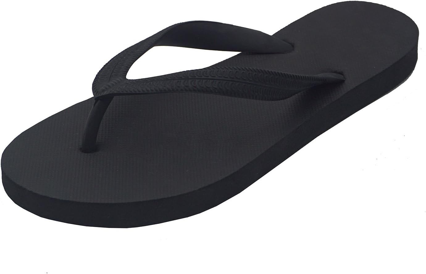 Hipper Women Top Quality Soft Comfortable Flip Flop Thong Sandal (7 B(M) US,Black)