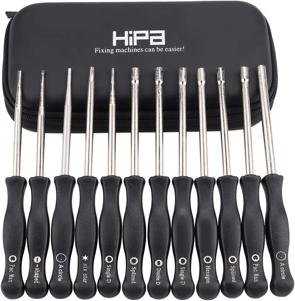 HIPA Pack-of-12 Carburetor Adjustment Tool Carburator Adjusting Kit for 2-Cycle Small Engine for Poulan Husqvarna STIHL ECHO Trimmer Weedeater Chainsaw: Garden & Outdoor