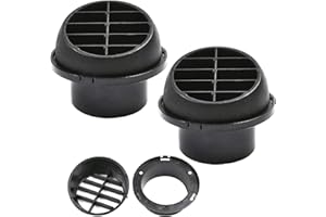 XXIMUIM Eberspacher, Webasto, Propex 360 Rotatable Diesel Heater Duct Hose Pipe Air Outlet Vent Cover for Parking Heater Air Conditioner (60mm)