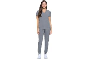 Natural Uniforms Womens Essential Cool Stretch Jogger Scrub Set