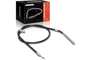 A-Premium Rear Driver Side Parking Brake Cable Assembly Compatible with Chevrolet & GMC Models: Silverado 2500 HD, Sierra 250