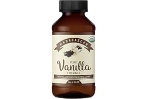VANILLA BEAN KINGS Organic Vanilla Extract - Made with Bourbon Madagascar Vanilla Beans - 4 fl oz – For Baking, Desserts, Home Cooking and Chefs
