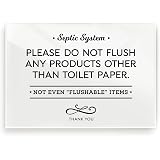 Sensitive Pipes Do Not Flush Sign - 5x7 Inch, Premium Finish, Ready To Stick Or Frame - View #7