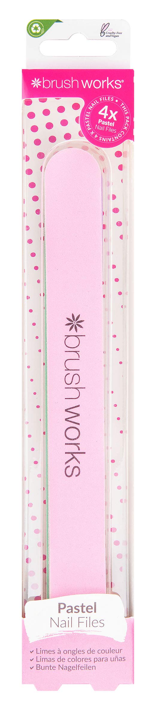 Brushworks Pastel Coloured Nail Files