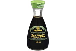 Kikkoman Less Sodium Soy Sauce Dispenser - All Purpose Seasoning - Traditionally Brewed Less Sodium Soy Sauce with the Same G
