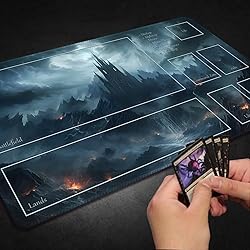 Premium Stitched MTG Playmat with Zones and