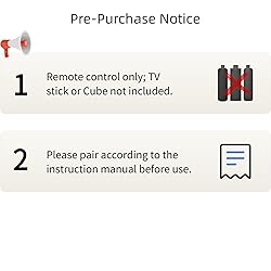 ORQRQO Replacement Voice TV Remote for AMZ Stick