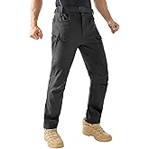 HYCOPROT Men's Cargo Hiking Pants Tactical Pant Work Utility Trousers for Men Durable Lightweight Military with 10 Pockets