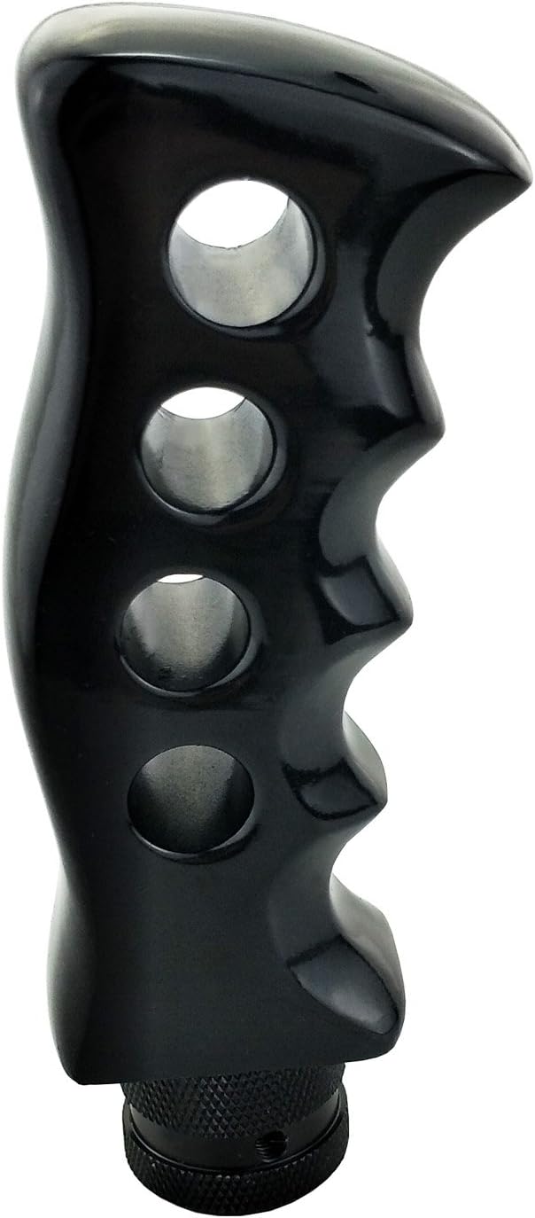 Lunsom Handle Shift Knob Resin Grip Universal Car Shifting Transmission Shifter Stick Head Fit Most Automatic Manual Vehicle (Black)