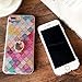J.west Slim Fit Soft Silicone Rubber Bumper Protective Shock-Absorption Anti-Scratch Case Back Cover (Pink Mermaid Scale)