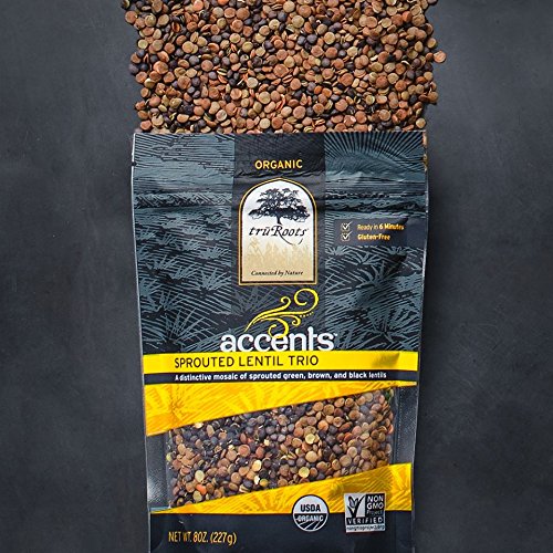 Truroots Sprouted Lentil Trio, Organic, 8-Ounce - Thumbnail 3