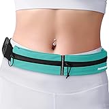 PACEARM Running Belt for Phone, Water Resistant Runners Belt Waist Pack, Bounce-Free iPhone Running Waist Belt for Women Men,