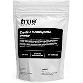 True Nutrition Creatine Monohydrate Powder, 500g | Micronized Creatine, 2g per Serving, Supports Muscle Strength, Power &amp; Recovery, Non-GMO, Gluten Free, Vegan