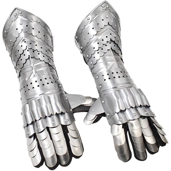 MEDIEVAL KNIGHT LARP Historical Gothic SCA Gauntlets Armor Gloves gift