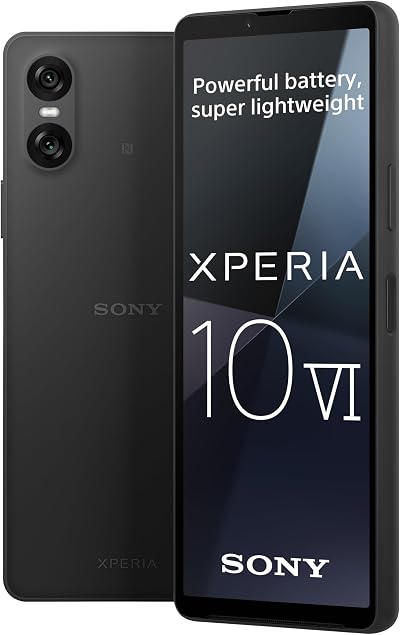 Sony Xperia 10 VI 128GB Black Android 14 6.1" OLED Dual SIM SIM Free IP65/68