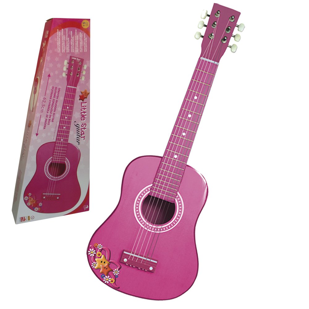 Reig 62.5cm Spanish Wooden Guitar (Pink)
