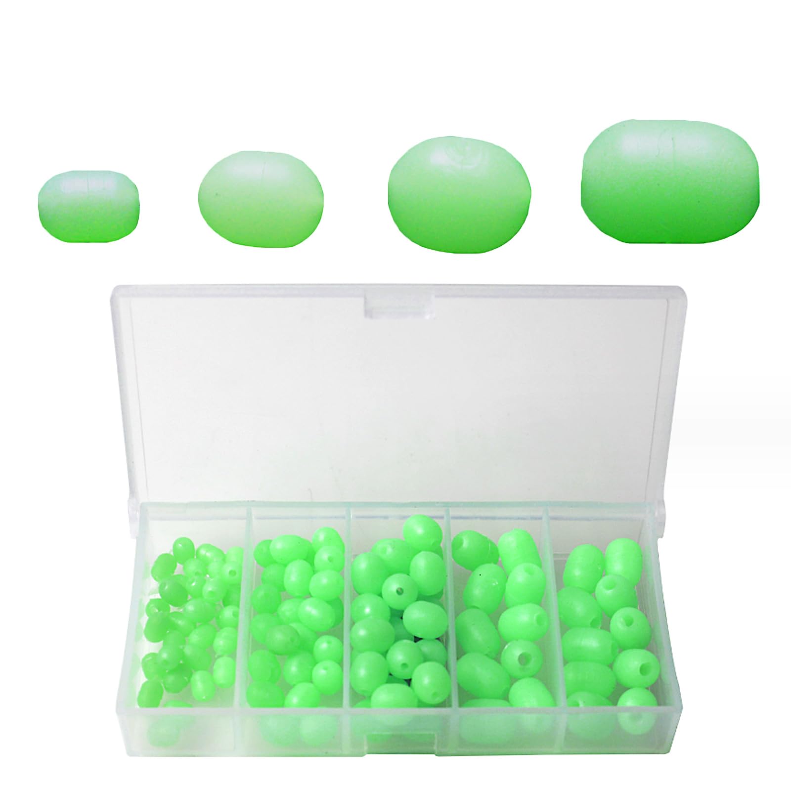 SWYSGS Compared to the said soft plastic bright the beads, plastic, oval beads, round beads, fish bait, green sea fishing bead, fishing equipment, floating instruments, eggs