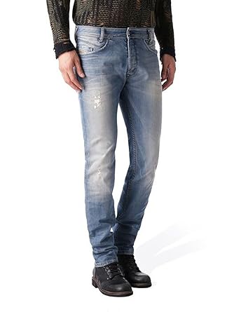 Diesel Iakop 0845F_Stretch Herren Jeans Hose Slim Carrot