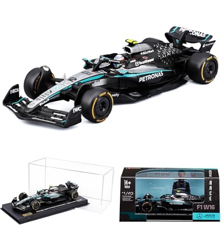 Amazon.com: 1:64 F1 Model for Benze F1 2025 W16 12# Kimi Antonelli