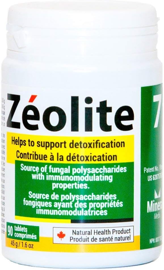 Detox Zeolite Powder with Chaga Mushroom Boost Immune System