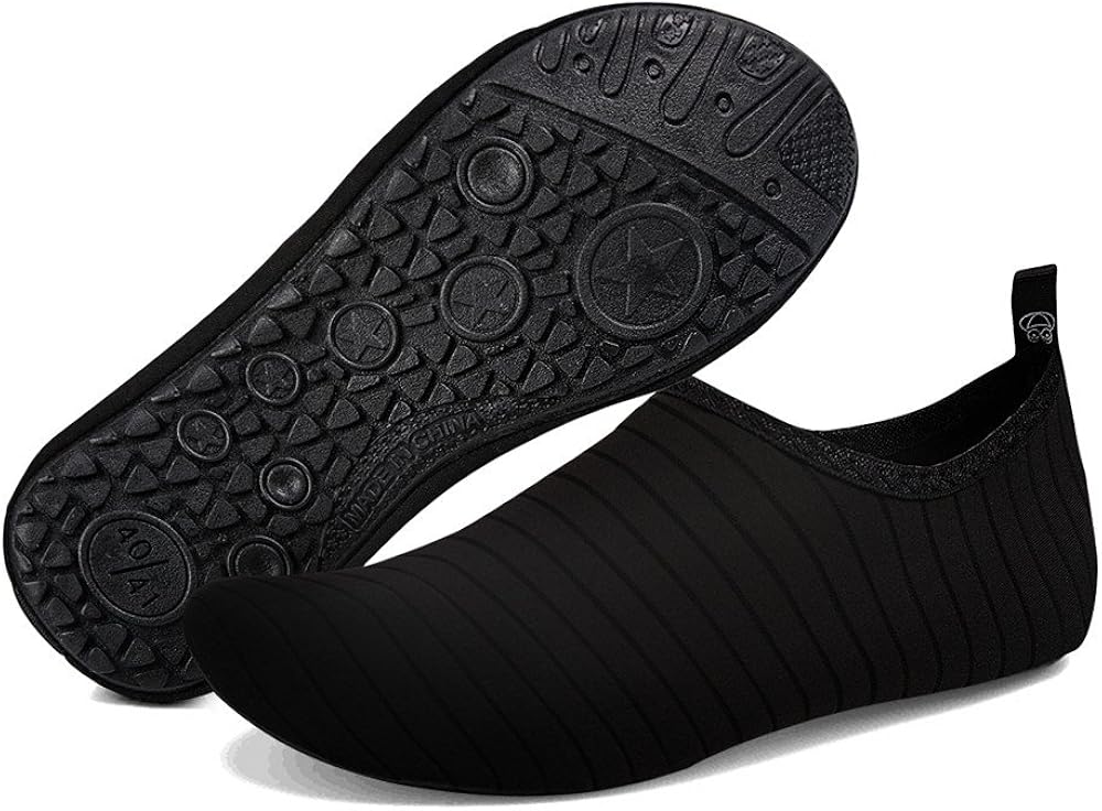  | Womens and Mens Kids Water Shoes Barefoot Quick-Dry Aqua Socks for Beach Swim Surf Yoga Exercise | Water Shoes
