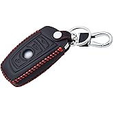 Handmade Stitching Leather Key Fob Cover Case Protector for BMW 2 3 5 6 7 Series X1 X2 X3 X5 X6 M