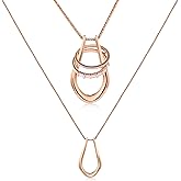 Pixie Wing Vesta Ring Keeper Necklace, 18k Gold-Plated Engagement Ring Holder for Women (17.7" chain with 4'' extender)