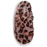 Laura Ashley Ladies All Over Plush W/Memory Foam Slippers