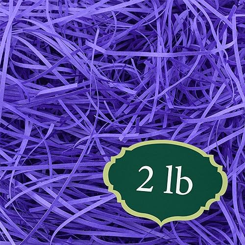 Arcadia Garden Products 2 lbs - Purple Straight Shredded Color Paper Filler Box…