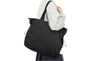 CADOLIM Tote Bag For Women Gym Bag Large Shoulder Bag Purses For Women Men Travel Tote Bags With Zipper Laptop Bag 15.6 Inch