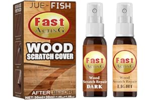 BIAOYUN 2 Pack fix it for Wood,for Furniture Repair Scratch Remover Set Fast Acting Wood Scratch Repair,for Floors,Tables, Carpenters