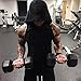 Magiftbox Mens Workout Hooded Tank Tops Sleeveless Gym Hoodies with Kanga Pocket – Cool and Muscle Cut T187_black_US-L/ASIAN XL