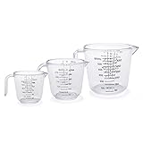 Plastic Measuring Cup Set, Kitchen Cooking and