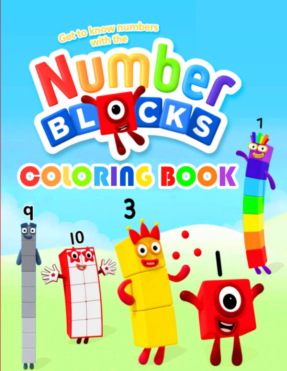 Amazon.com: Numberblocks Coloring Book: High Quality Coloring ...