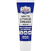 Lucas Oil 10533 White Lithium Grease - 8 oz. Squeeze Tube (12 Pack) | Dozen Units Premium Automotive Machinery Lubricant AntiWear Friction Reducer Heavy Duty Rust Corrosion Protection Fluid